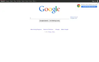 google.com in 2015