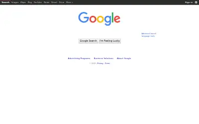 google.com in 2019