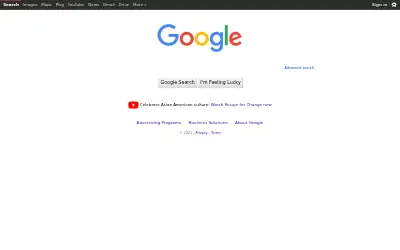 google.com in 2021