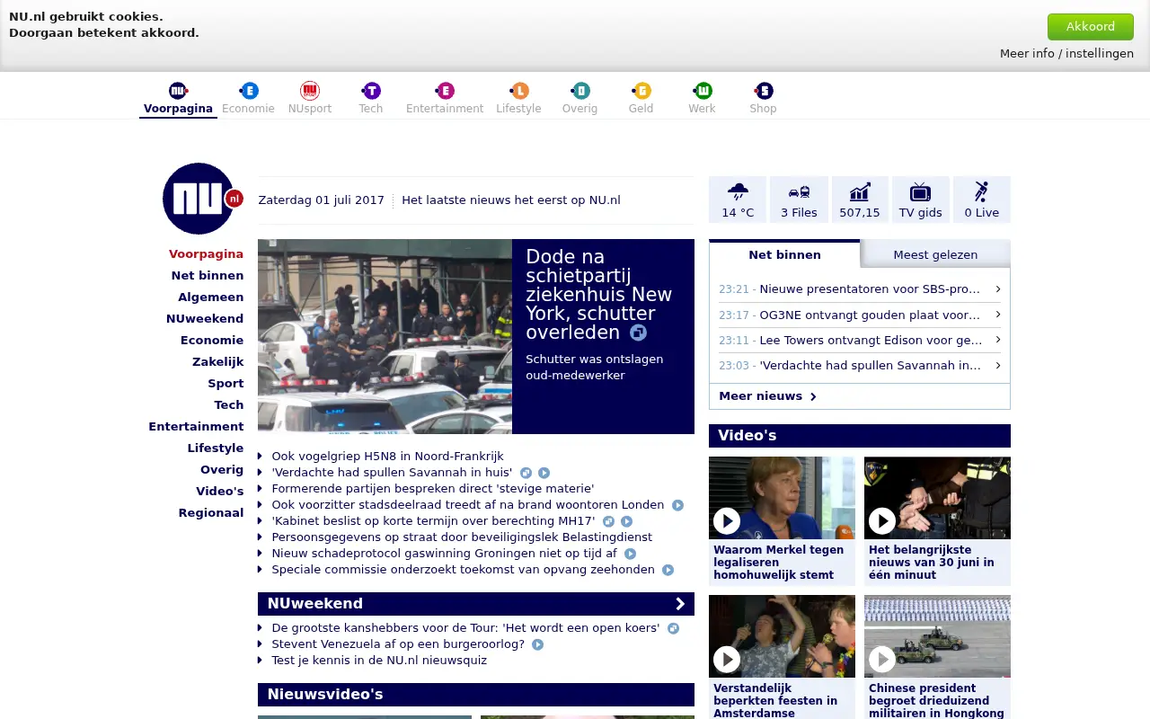 nu.nl on July 1, 2017