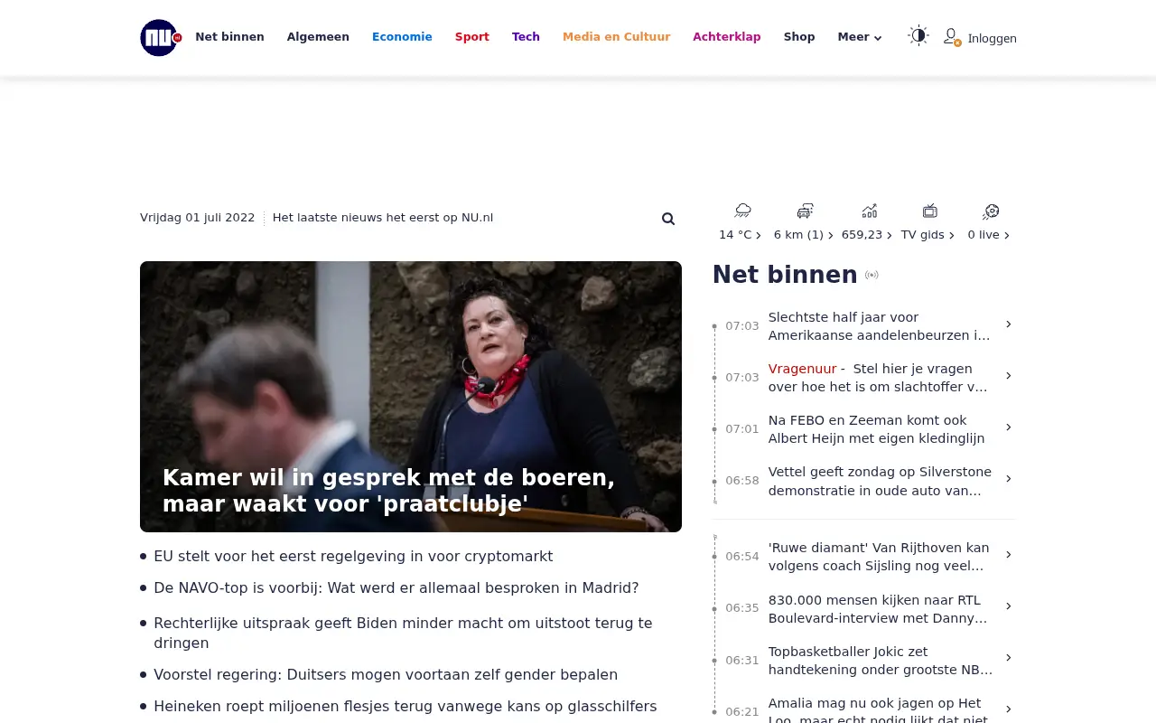 nu.nl in 2022