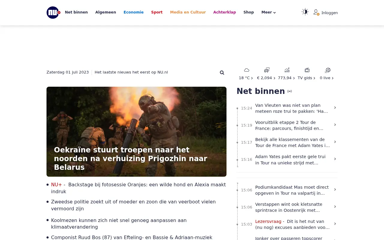 nu.nl in 2023