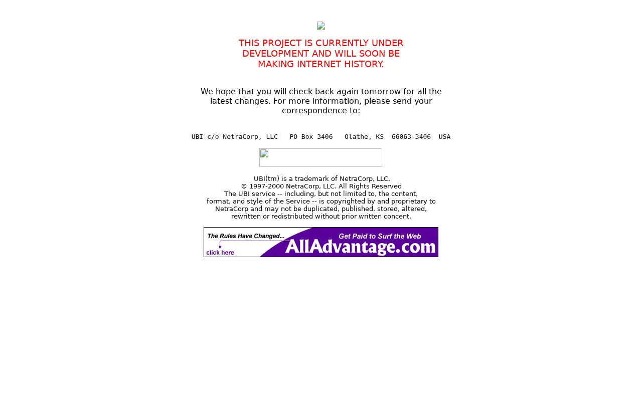 ubi.com in 2000