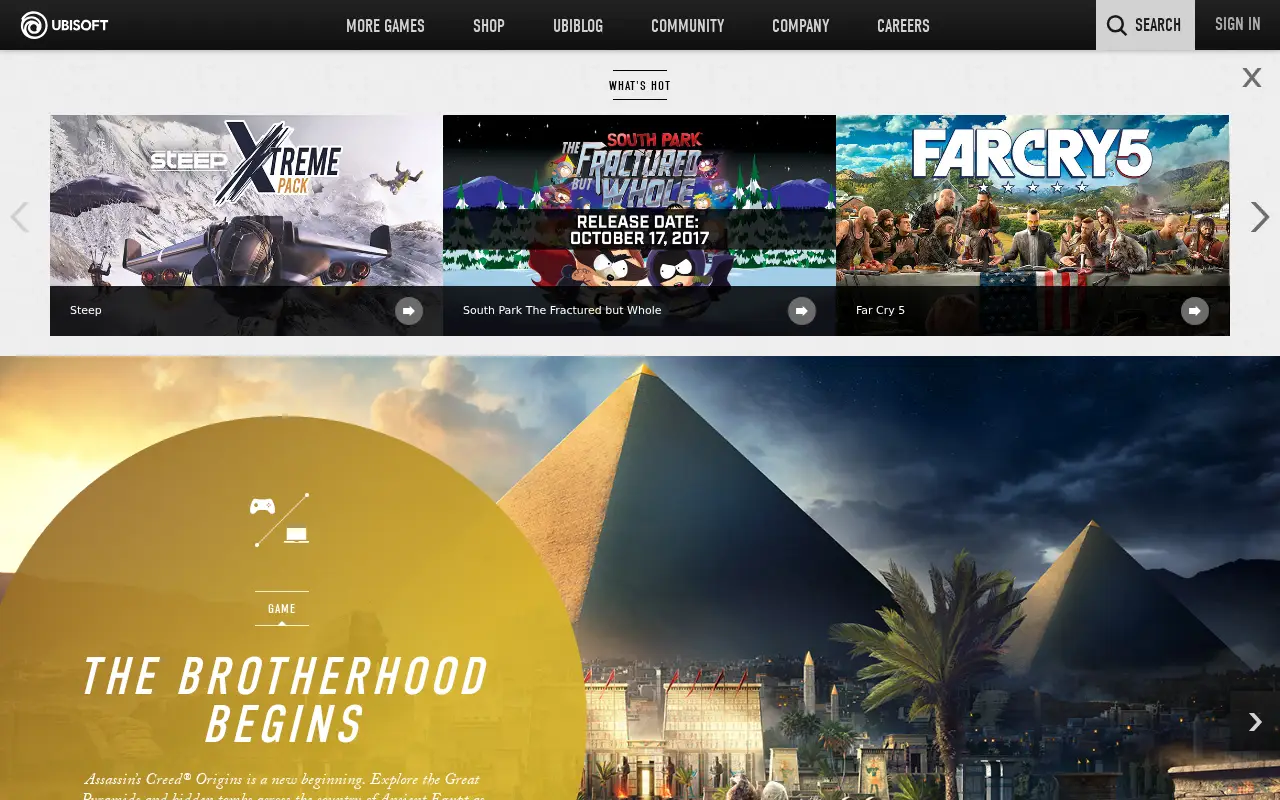 ubi.com in 2017
