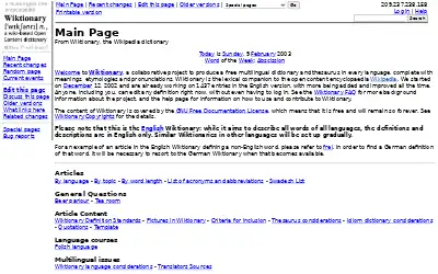 wiktionary.org in 2003