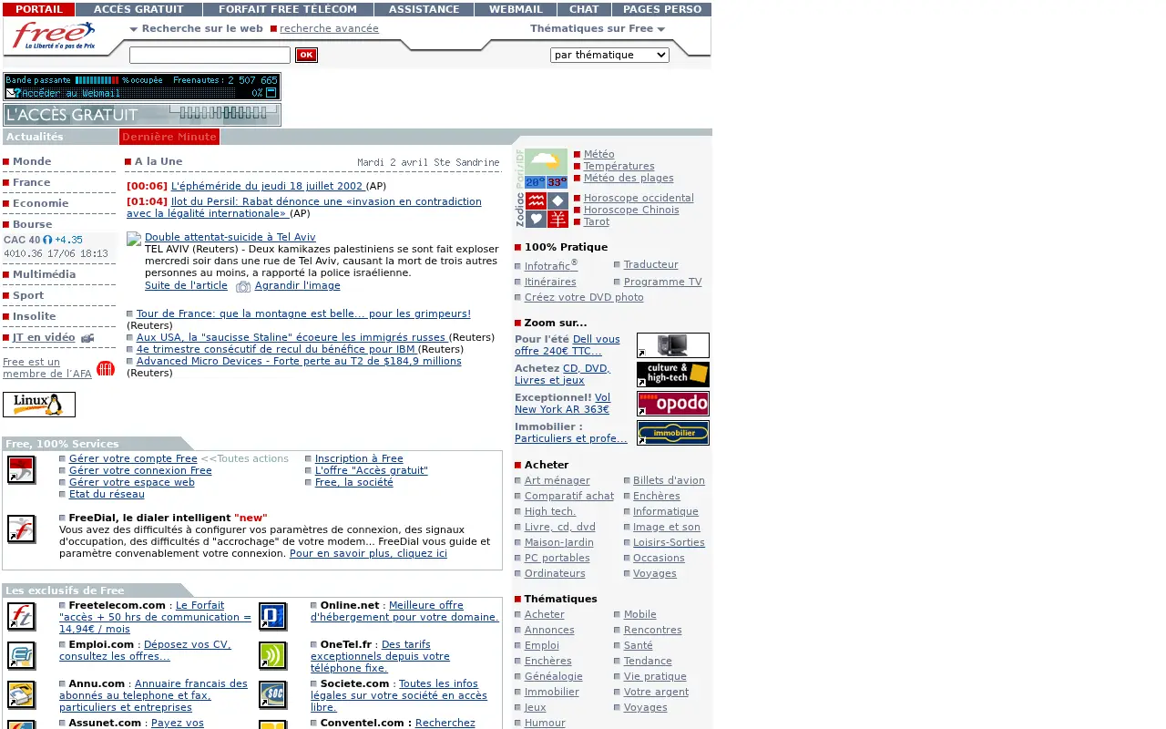 free.fr in 2002