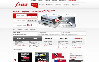 free.fr in 2010