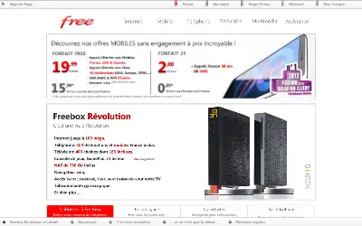free.fr in 2012