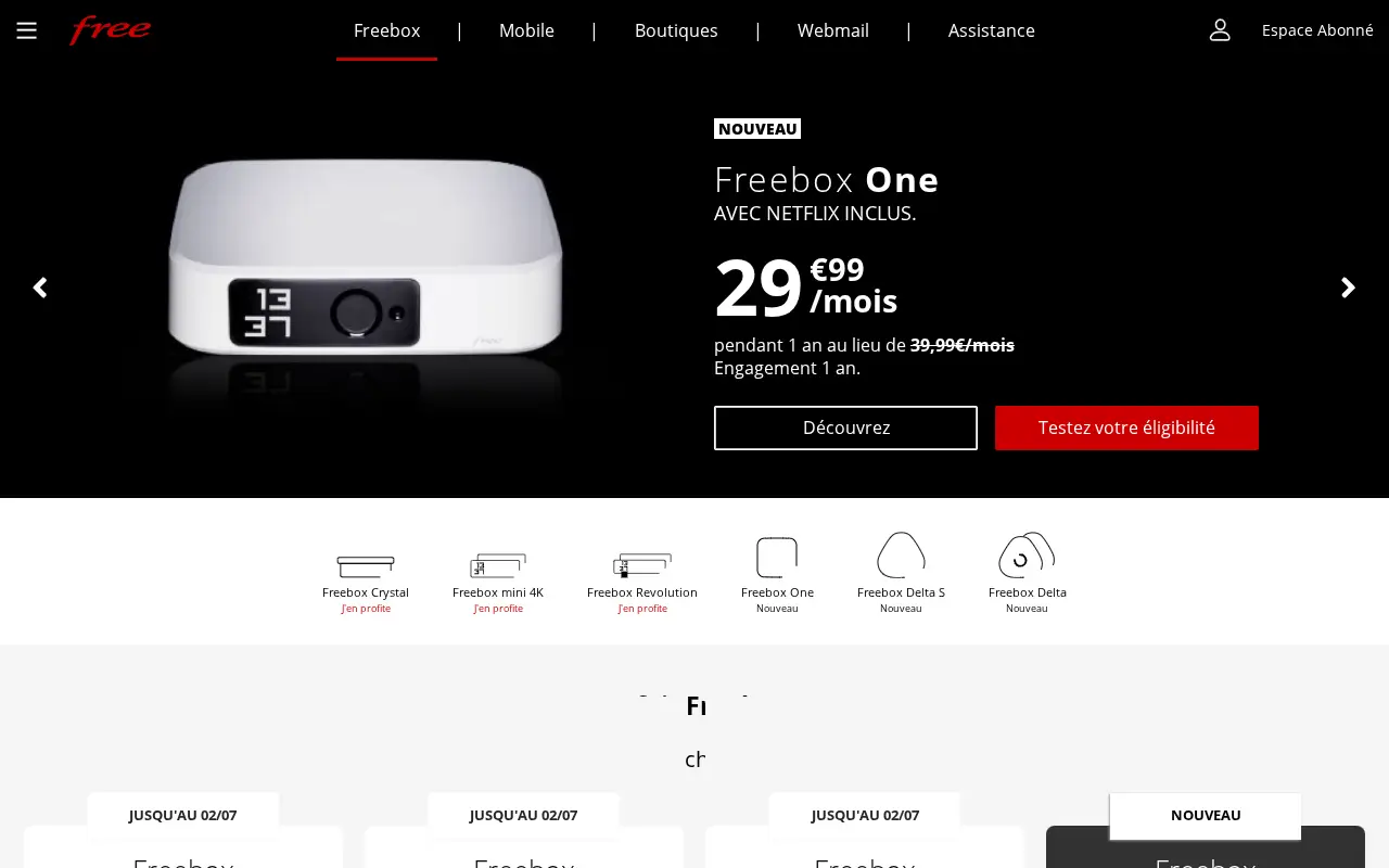 free.fr in 2019