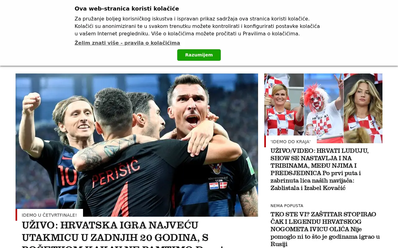 jutarnji.hr in 2018