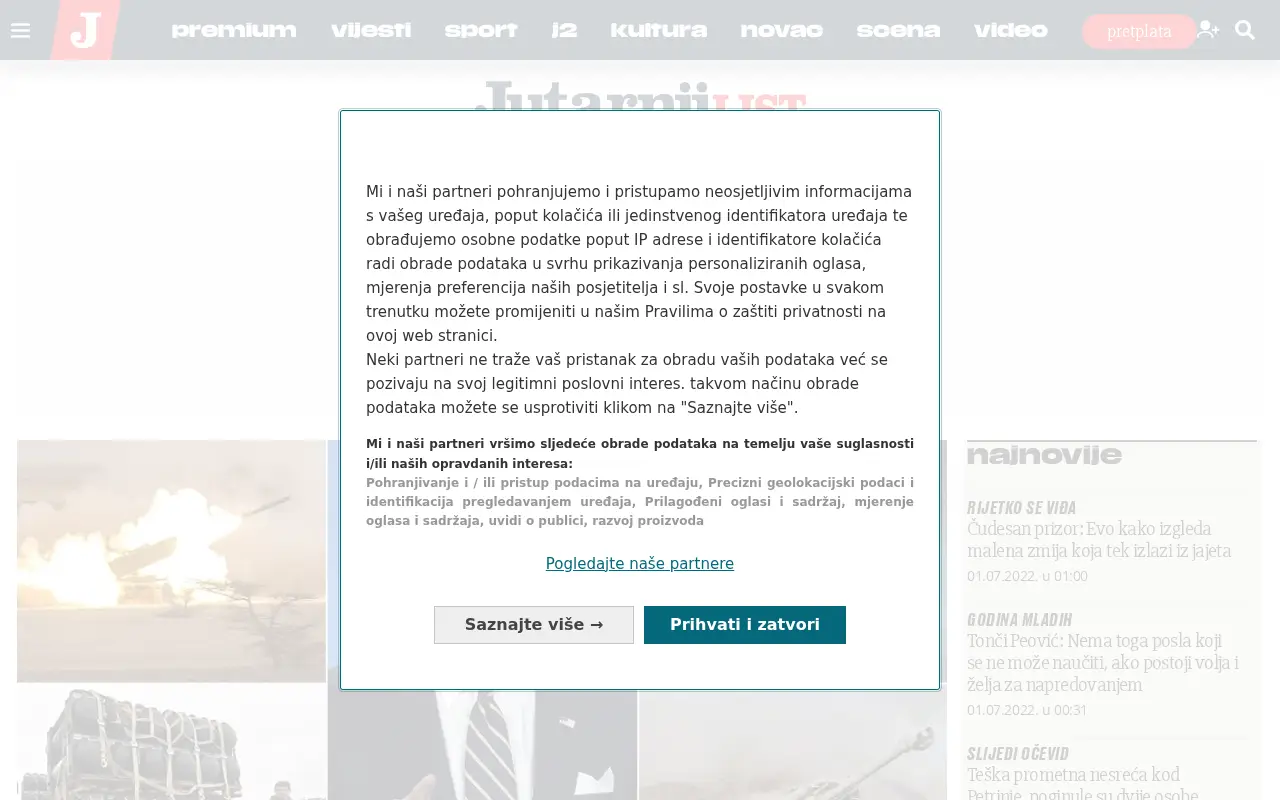 jutarnji.hr in 2022