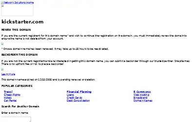 kickstarter.com in 2006