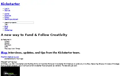 kickstarter.com in 2010
