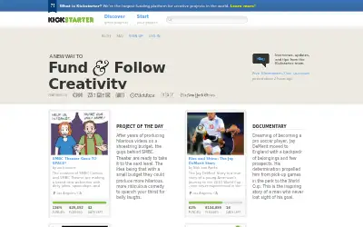 kickstarter.com in 2011