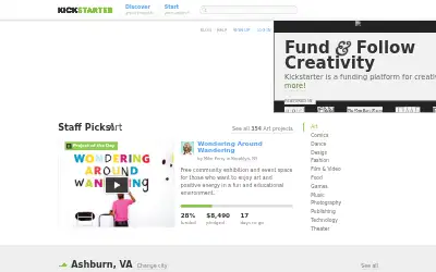 kickstarter.com in 2012