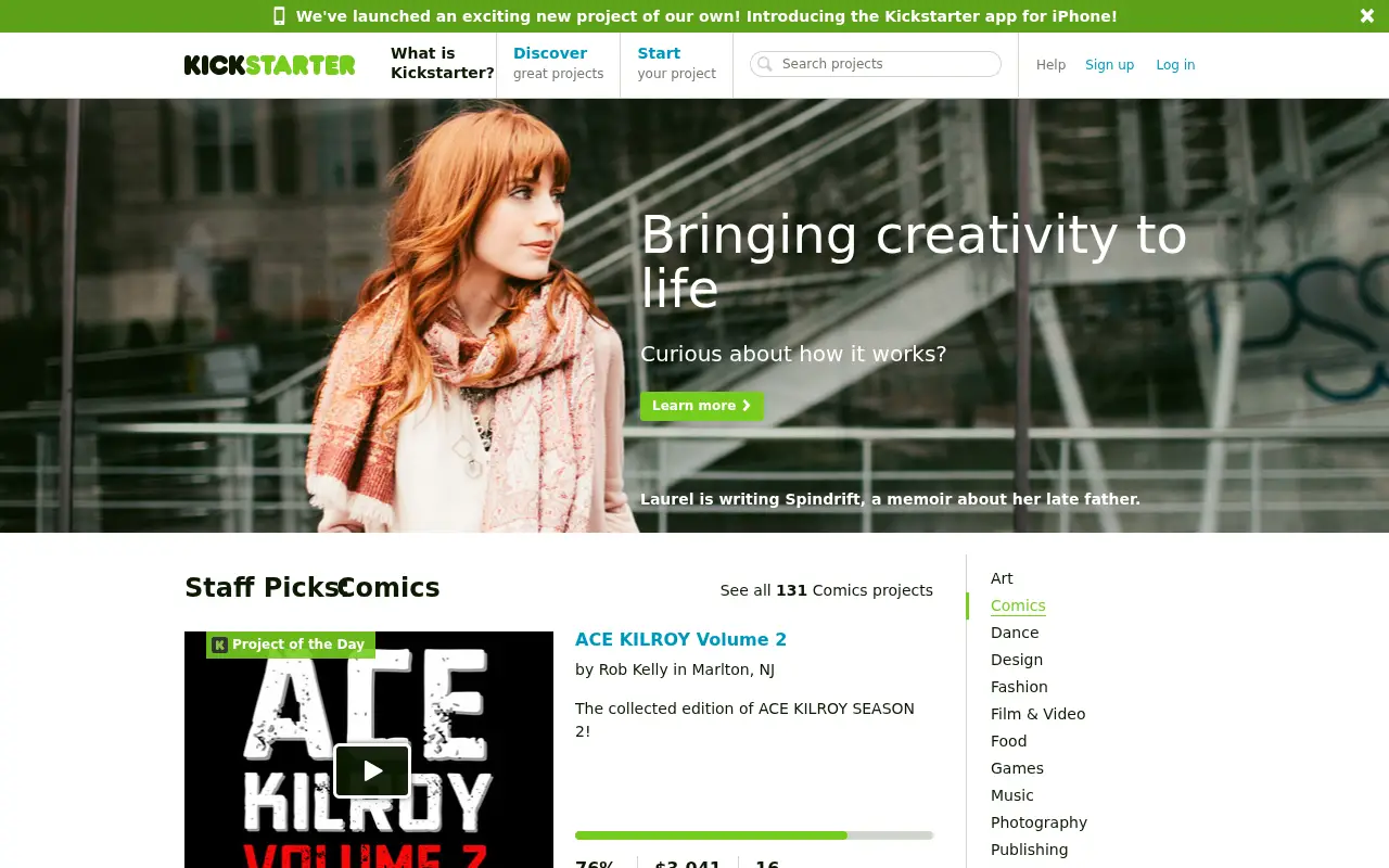 kickstarter.com in 2013