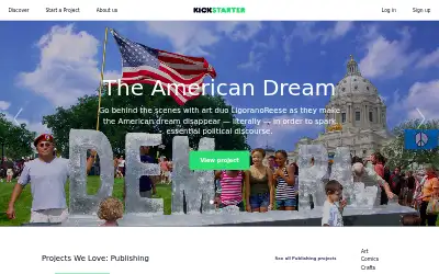 kickstarter.com in 2016