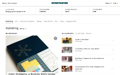 kickstarter.com in 2018