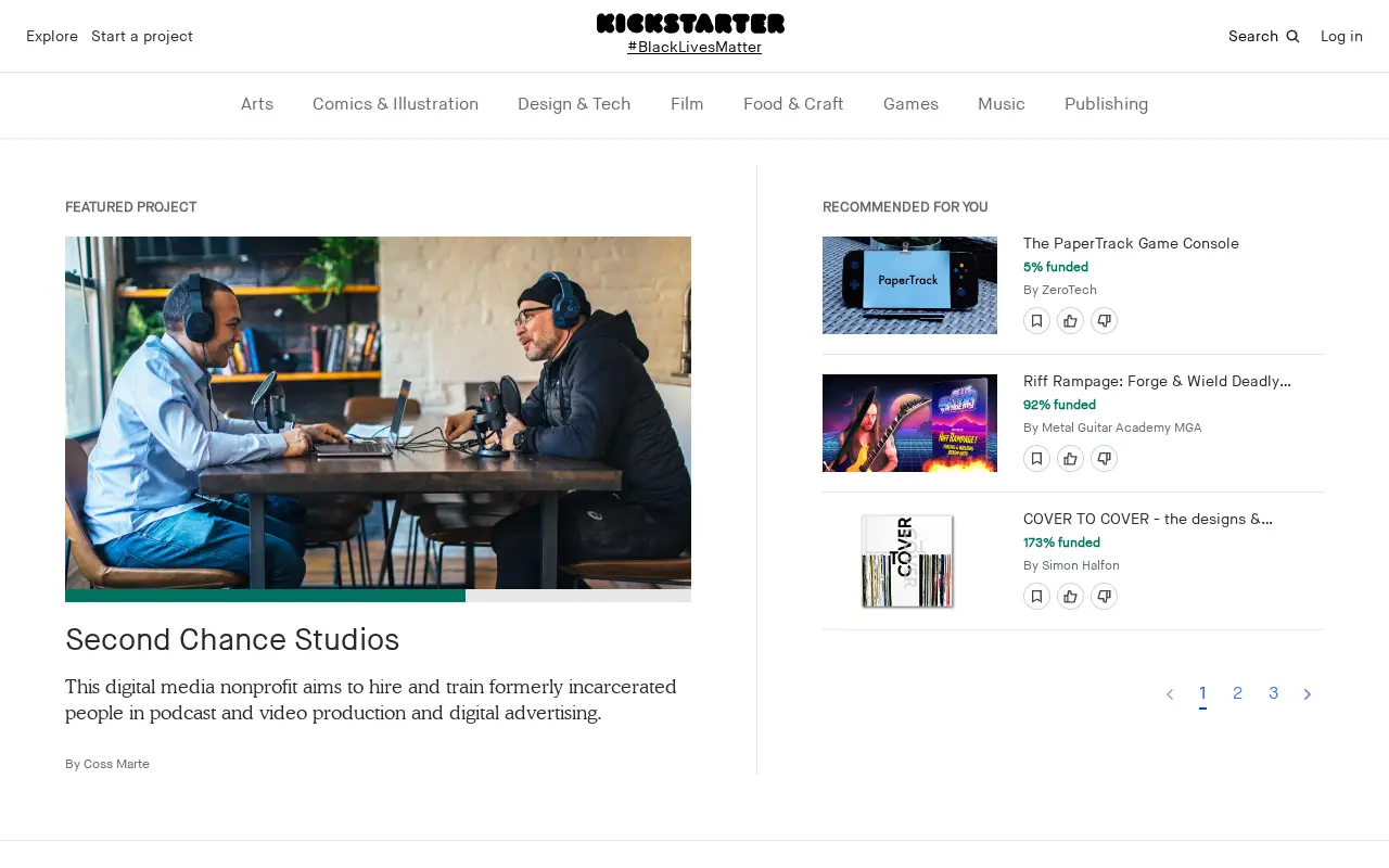 kickstarter.com in 2020