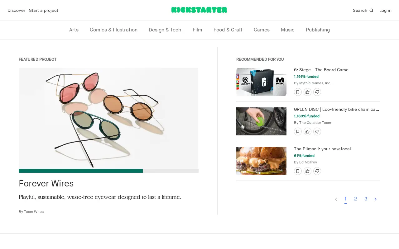 kickstarter.com in 2021