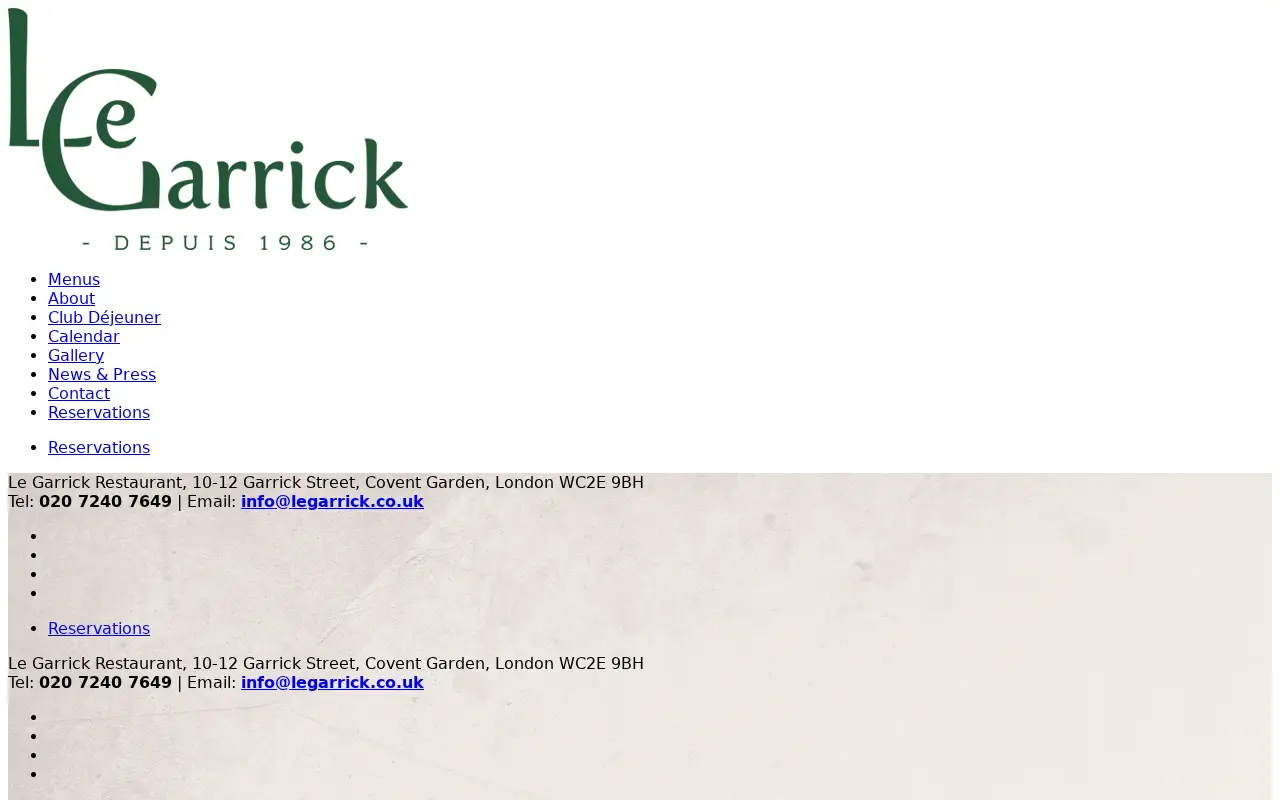 legarrick.co.uk in 2019