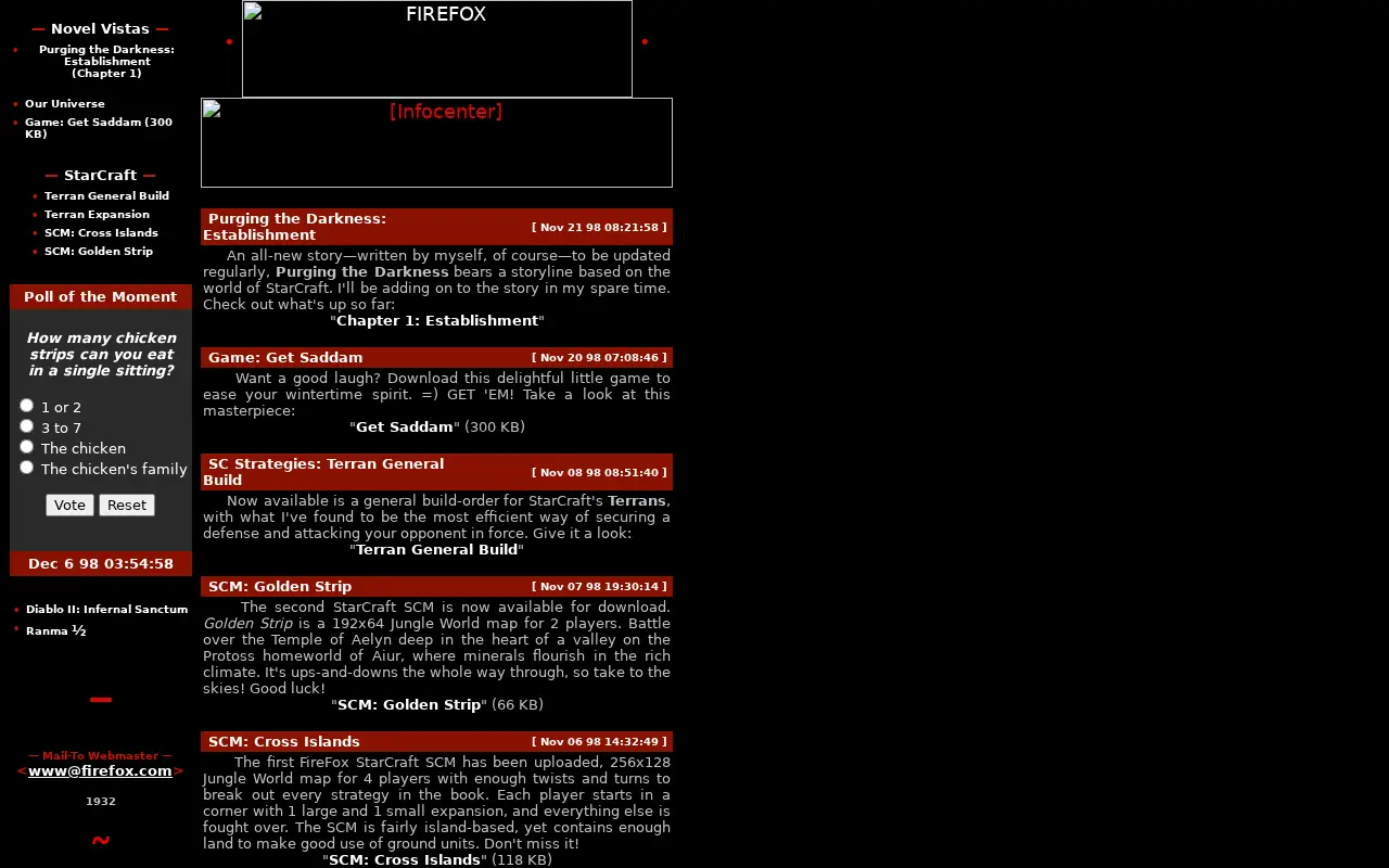 firefox.com in 1998