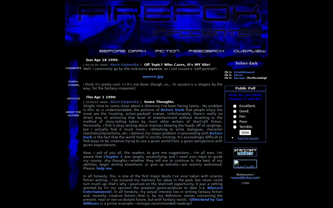firefox.com in 1999