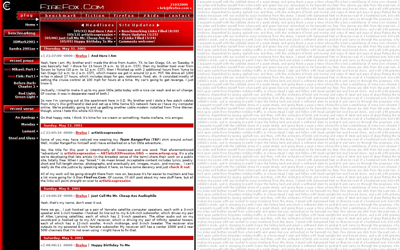 firefox.com in 2001