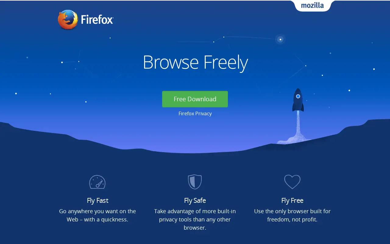 firefox.com in 2016