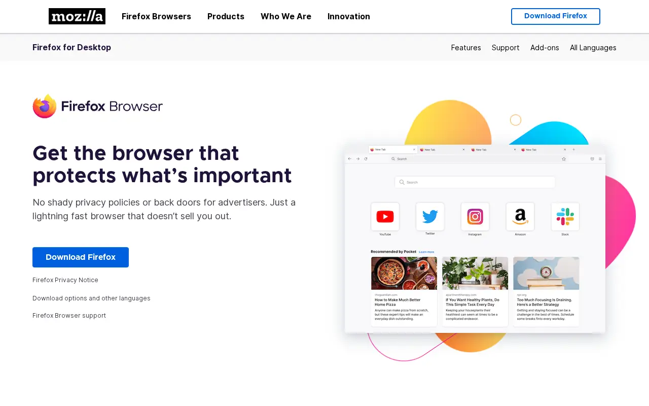 firefox.com in 2022