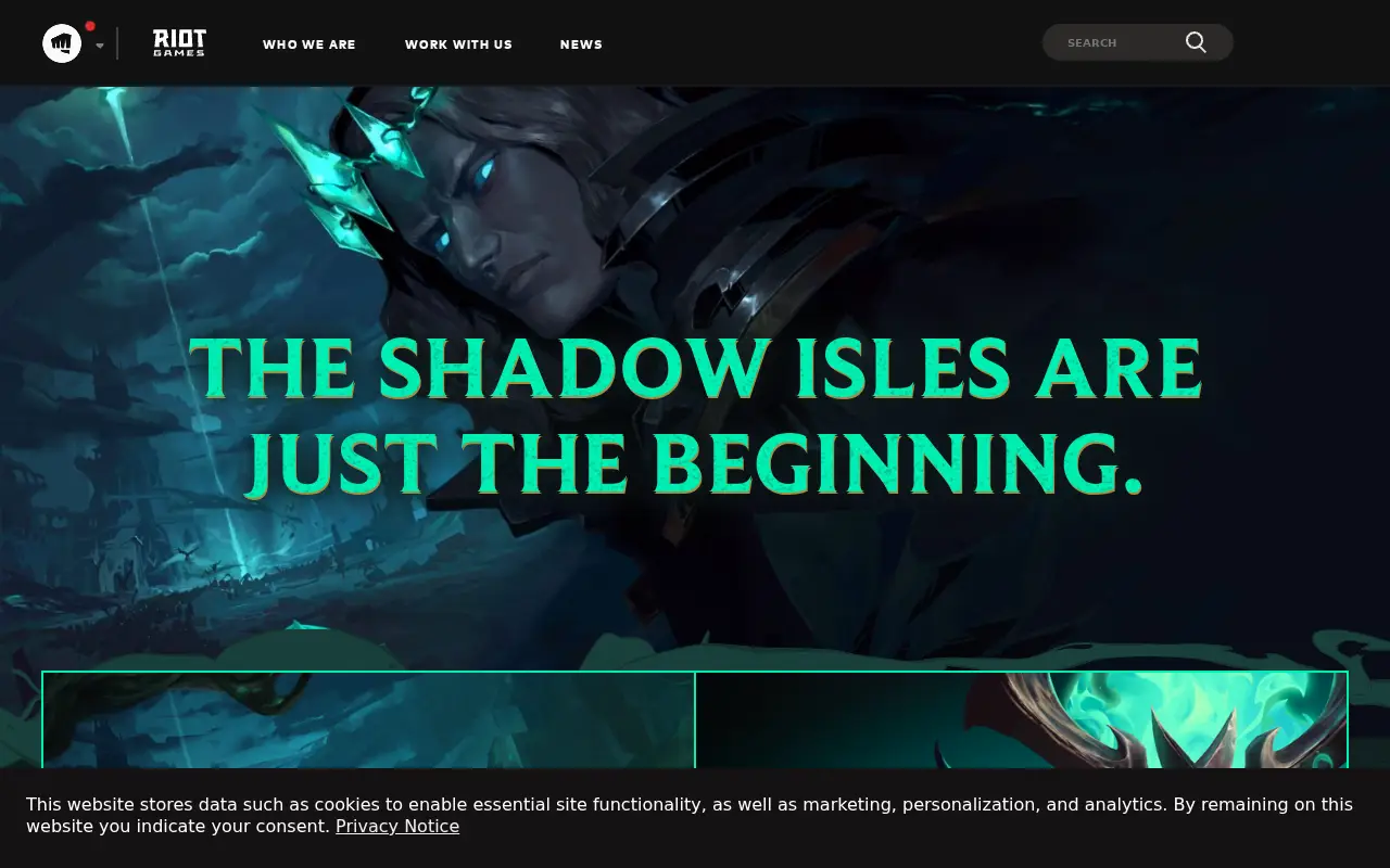 riotgames.com in 2021