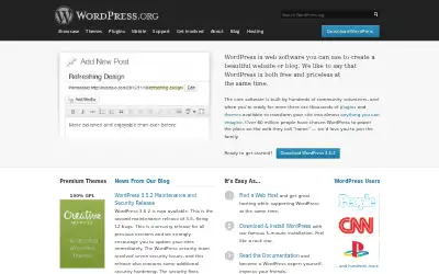 wordpress.org in 2013