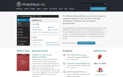 wordpress.org in 2015