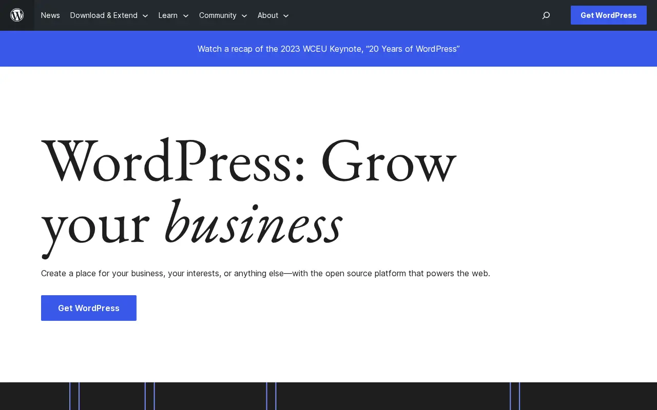 wordpress.org in 2023