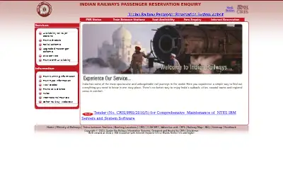 indianrail.gov.in in 2010