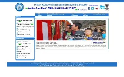 indianrail.gov.in in 2017