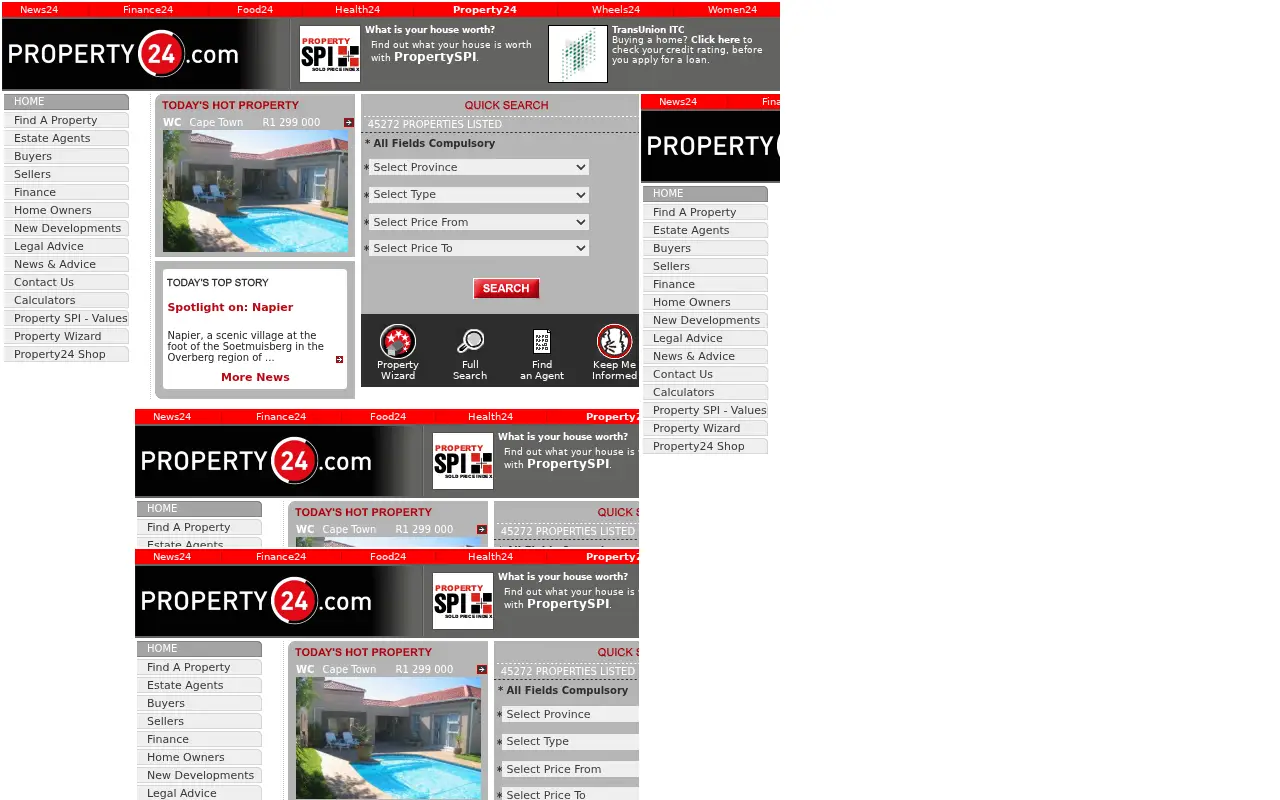 property24.com in 2005