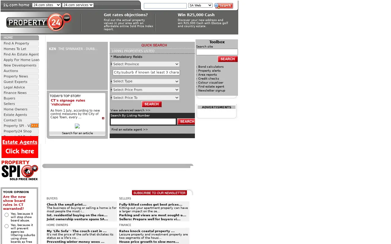 property24.com on June 29, 2007