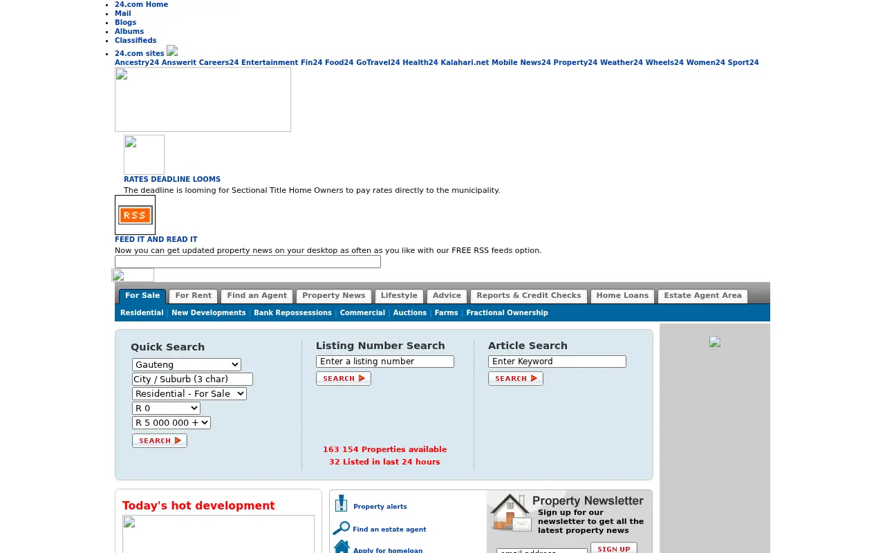 property24.com in 2008