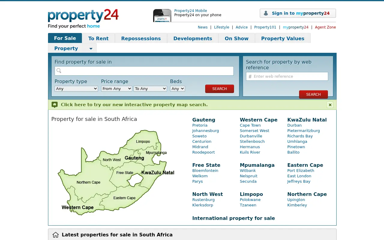 property24.com in 2013