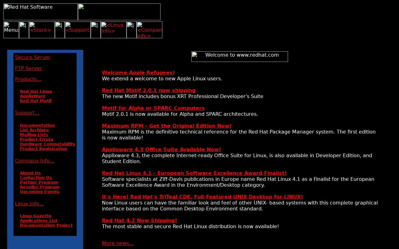 redhat.com in 1997