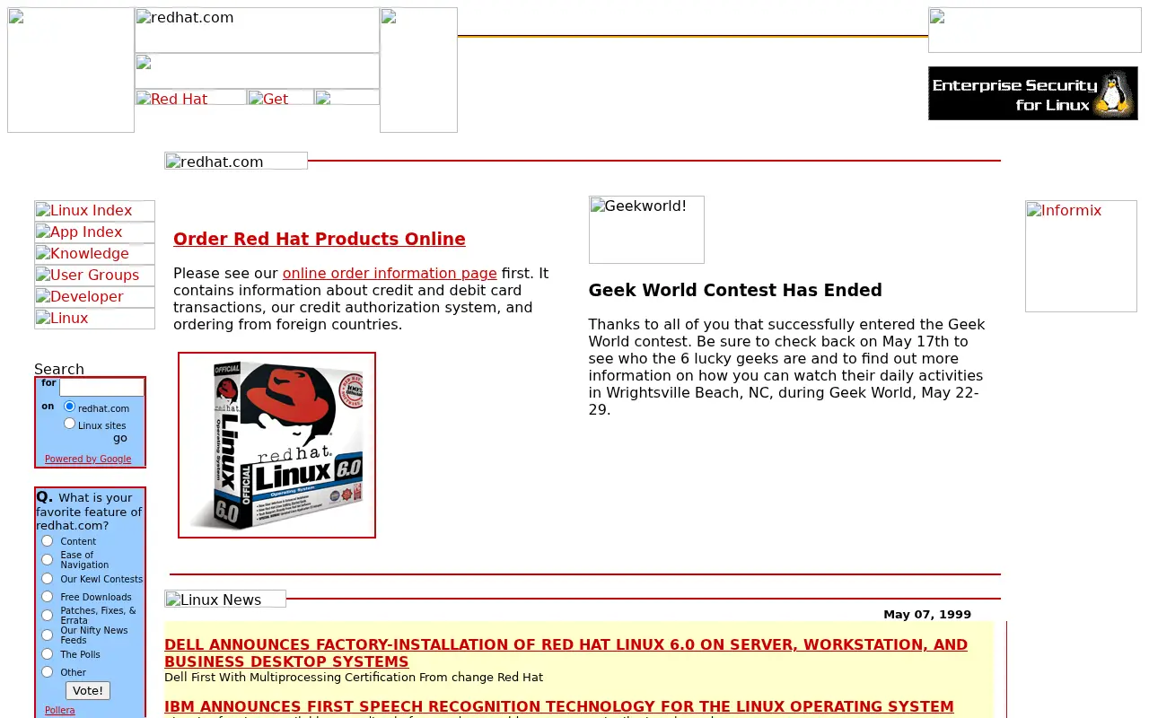 redhat.com in 1999