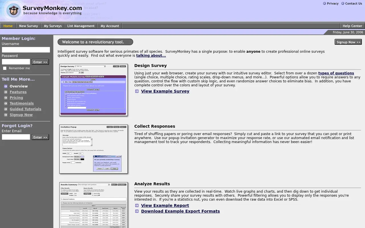 surveymonkey.com in 2006