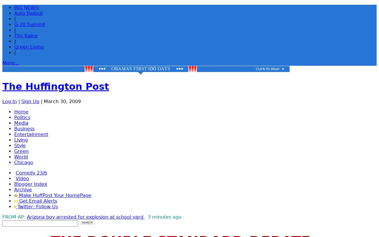 huffpost.com in 2009