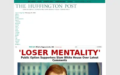 huffpost.com in 2010