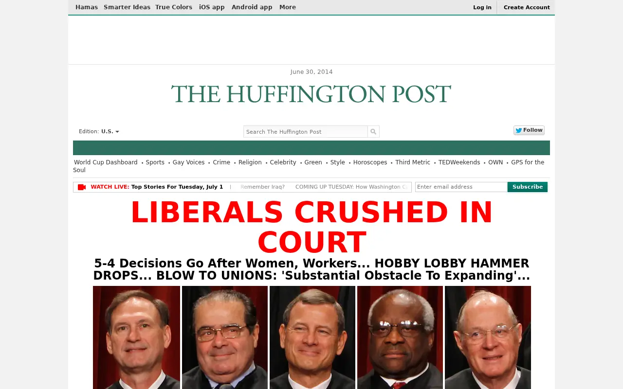 huffpost.com in 2014