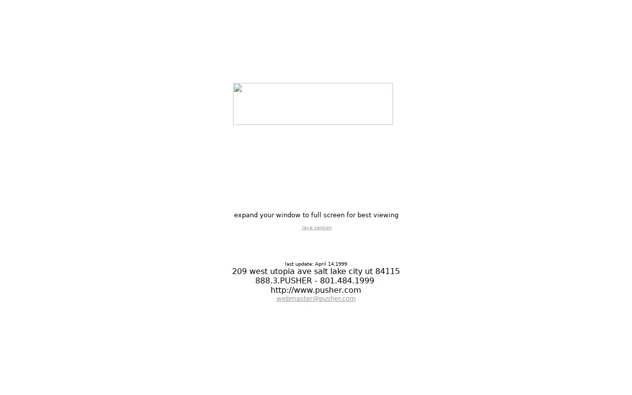 pusher.com in 1999