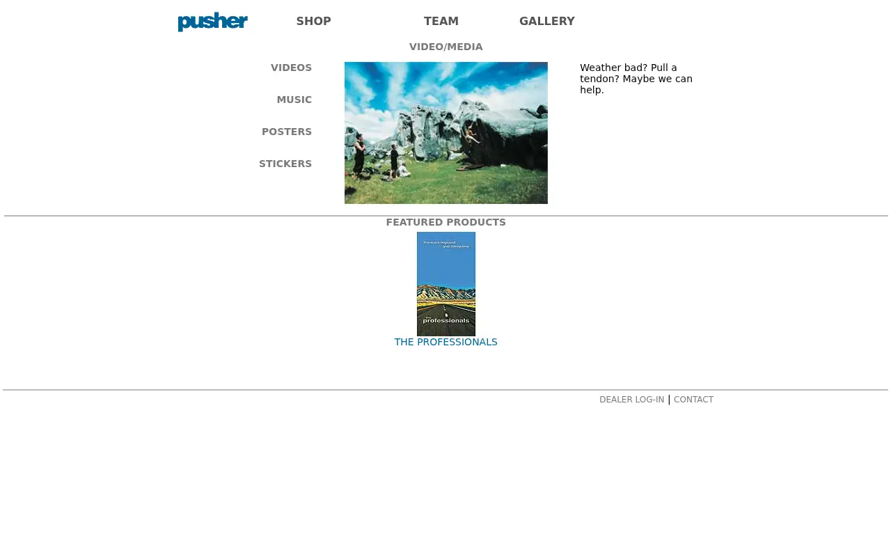 pusher.com in 2002