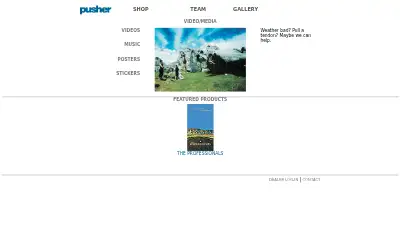 pusher.com in 2002