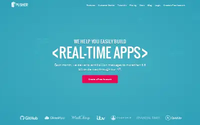 pusher.com in 2015